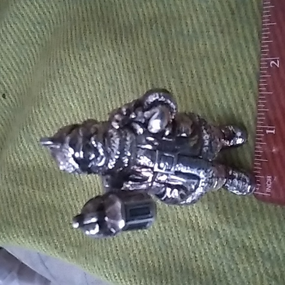 JT Inman Sterling Silver American Santa Ornament - Picture 10 of 10